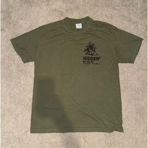 Hidden NY Bonsai Olive T-Shirt Size Large